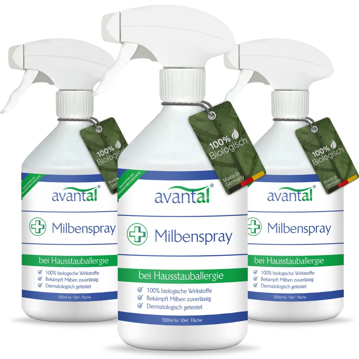 Milbenspray für Matratzen 500ml – geruchloses Anti Milben Spray für Allergiker – langfristig und effektiv Hausstaubmilben bekämpfen (2)