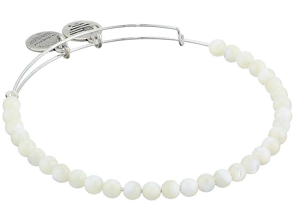

Alex and Ani Beaded Bracelet with Troch (Rafaelian Silver) Bracelet