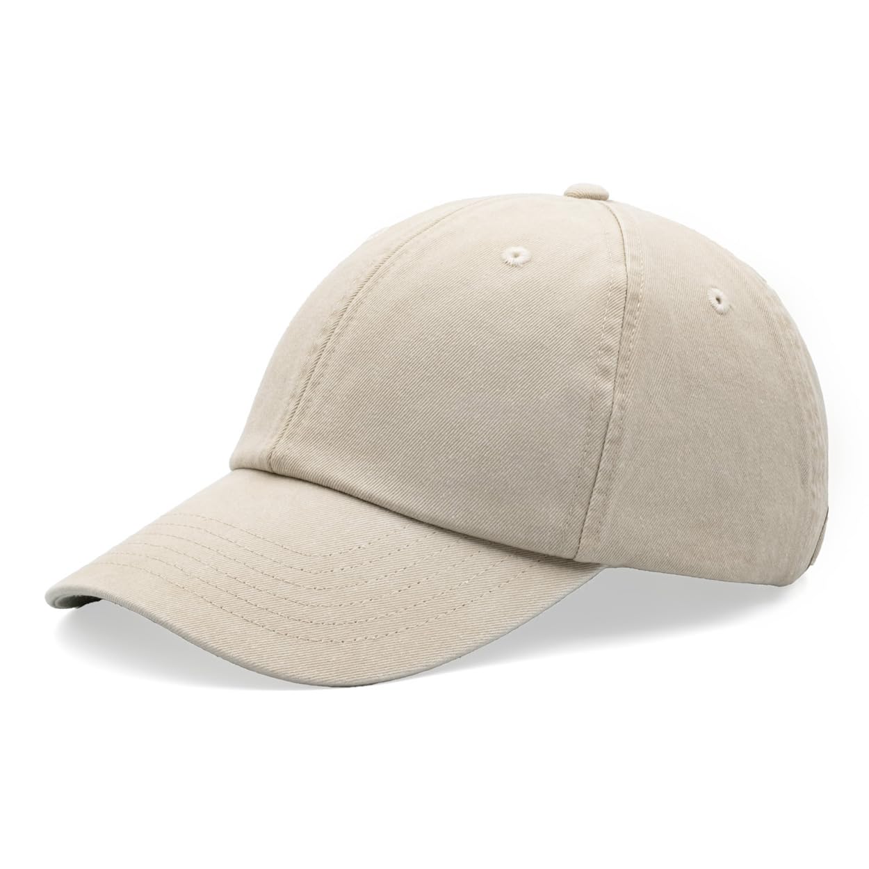 Mens Womens Baseball Cap Vintage Washed Unisex Dad Hat Adjustable Low Profile Distressed Stone