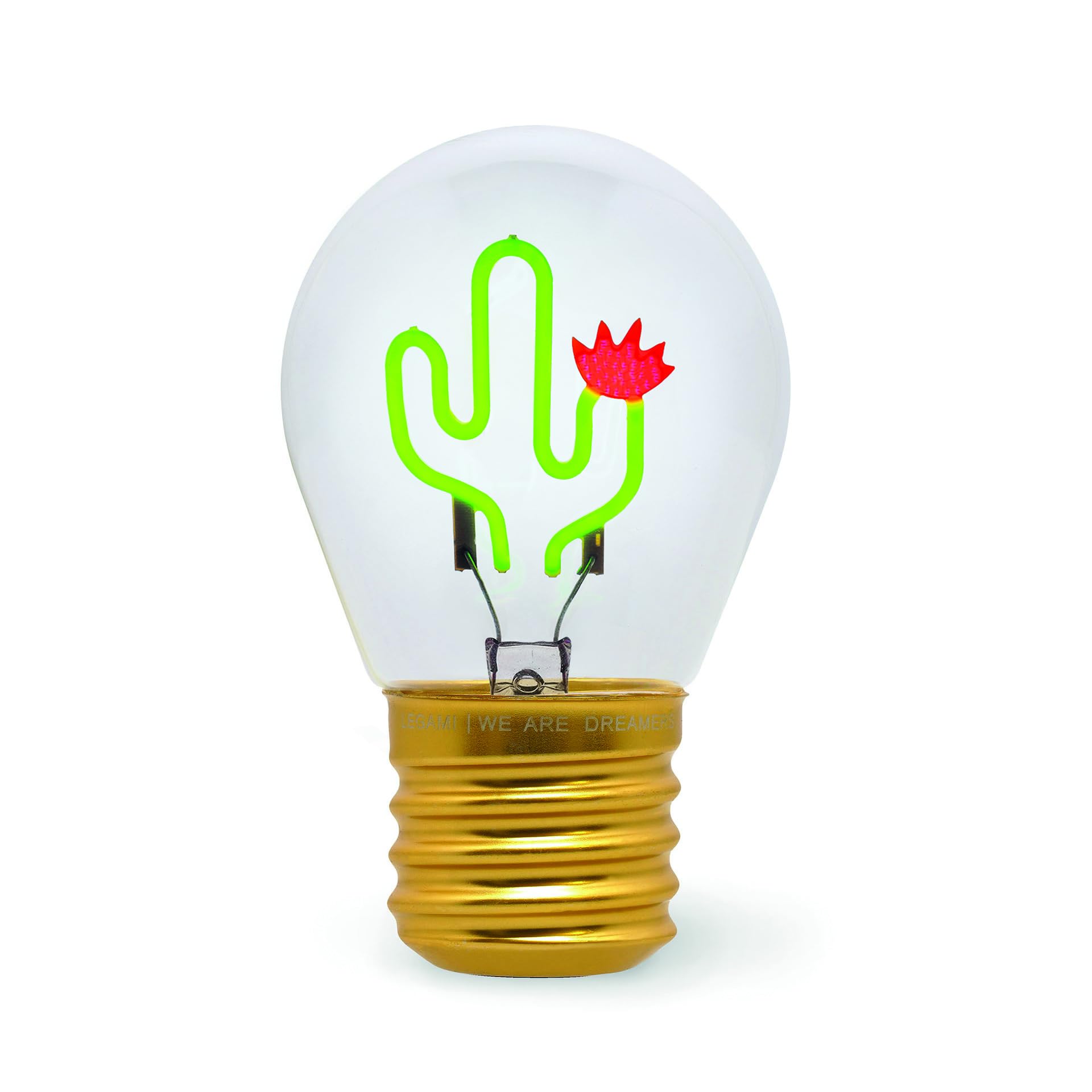Bulb Fiction - Lightbulb-Shaped Table Lamp - Cactus