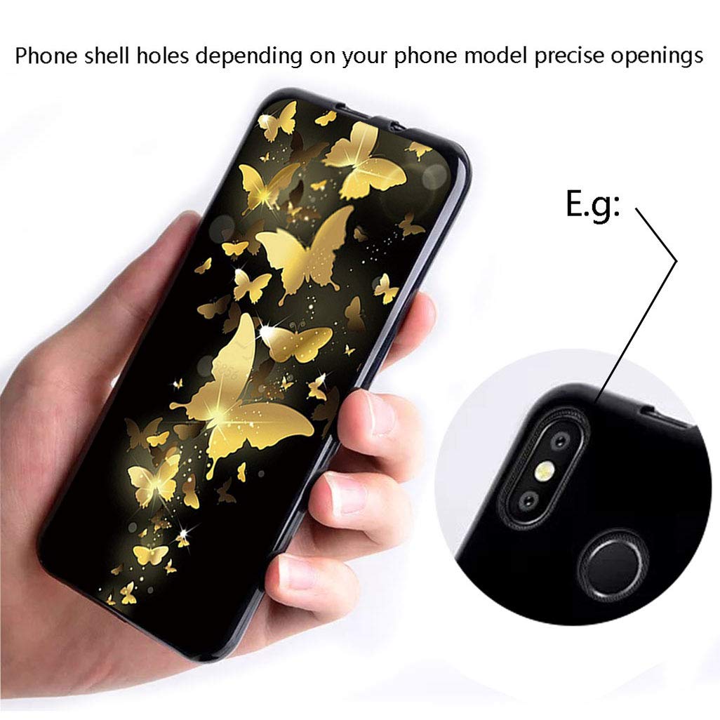 HHUAN Cover per Wiko Y52 (5.00 ) con 2 Pezzi Pellicola Protettiva in Vetro temperato, Custodia Protettiva in TPU in Silicone Ultra morbido Clear Antiurto per Wiko Y52 - YQ12