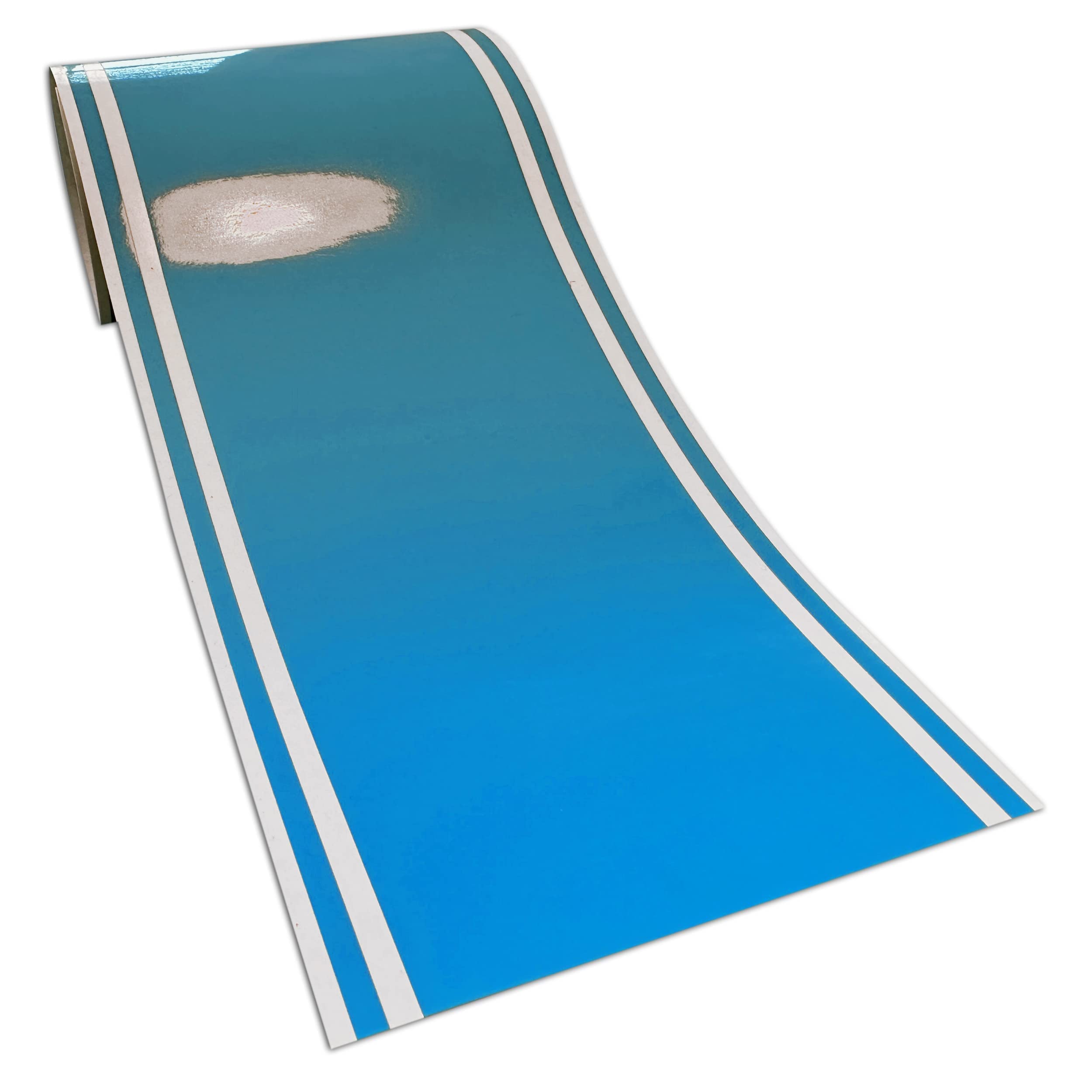 6"x72" Vinyl Racing Stripes Decal Pinstripes Sticker Tape (Light Blue (Cyan))