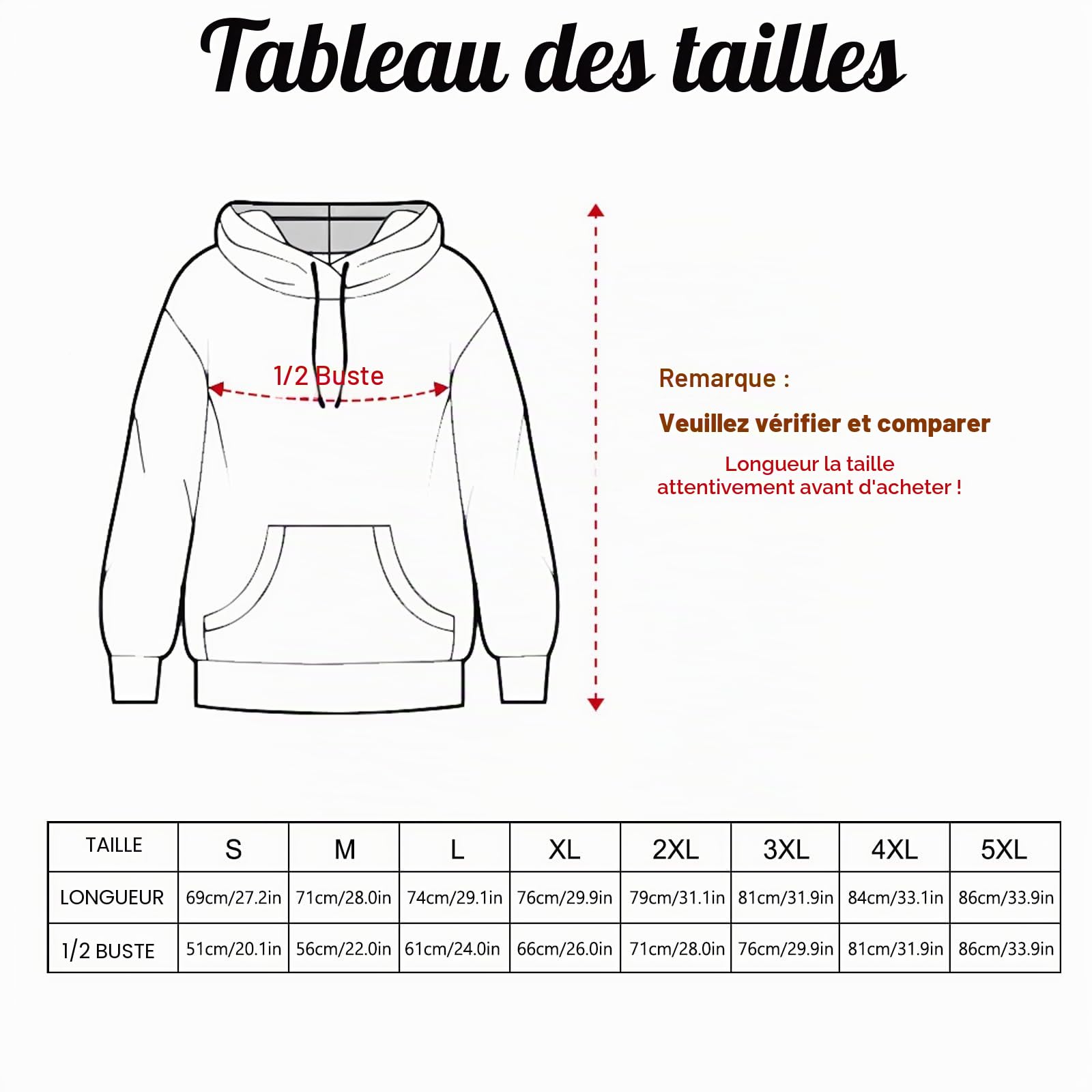 Sweat à Capuche Personnalisé Créez Votre Propre Sweat à Capuche Portrait de Photo Cadeau de Saint-Valentin pour Hommes et Femmes