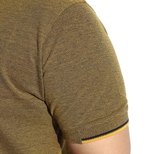 Image of CAHOOT Instafab Plus Men's Polo Neck Half Sleeve Regular Fit T-Shirt for Casual Wear | Modern Clothing T-Shirt Crafted with Comfort Fit and High-Performance for Everyday Wear