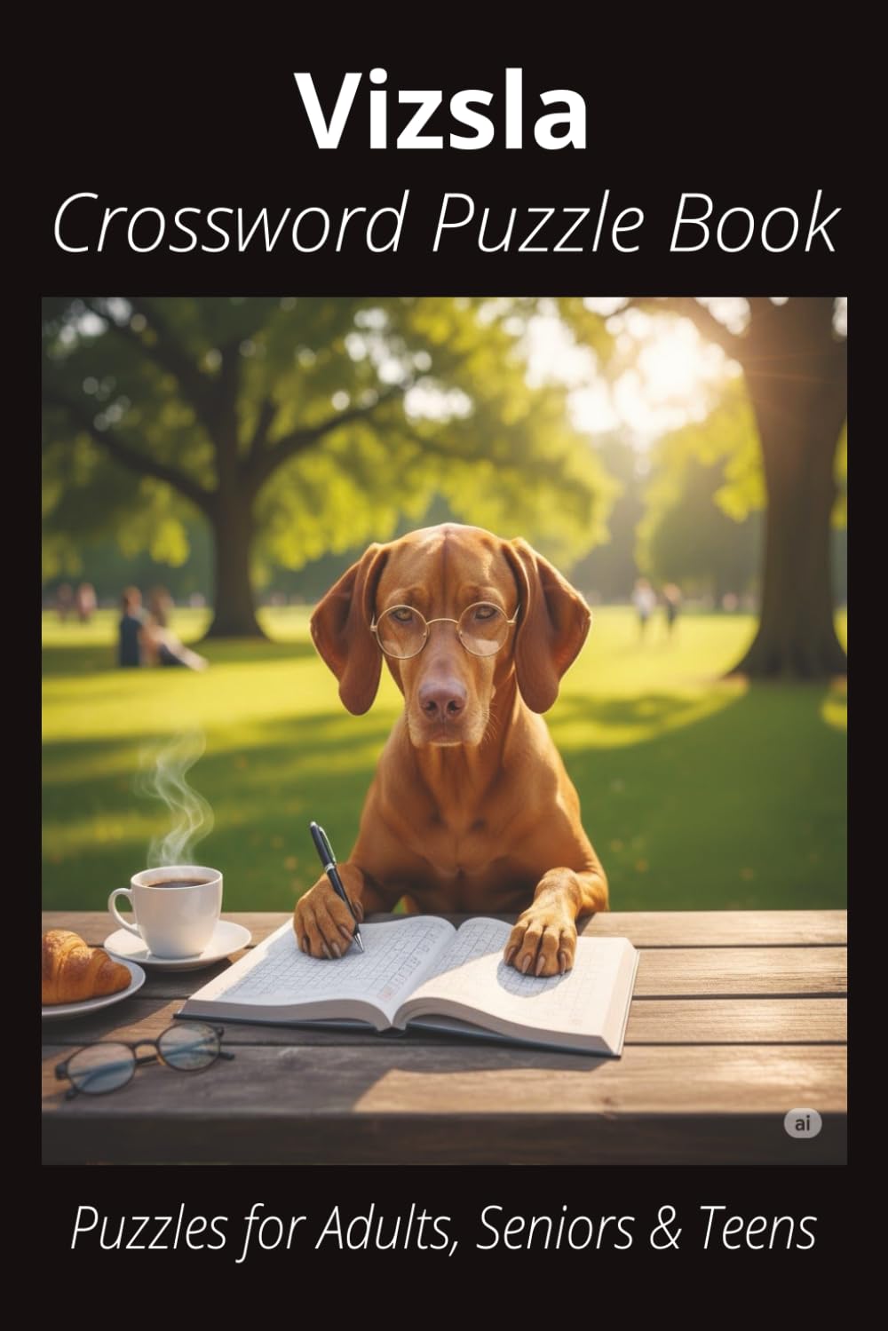 Vizsla Crossword Puzzle Book: Crossword Puzzles with Easy-to-Read Print About Vizslas, Loyal Companions, Training, Fun Facts & More | 6x9”, 120 Pages ... Pet Lovers, Vacations, and Relaxing Moments