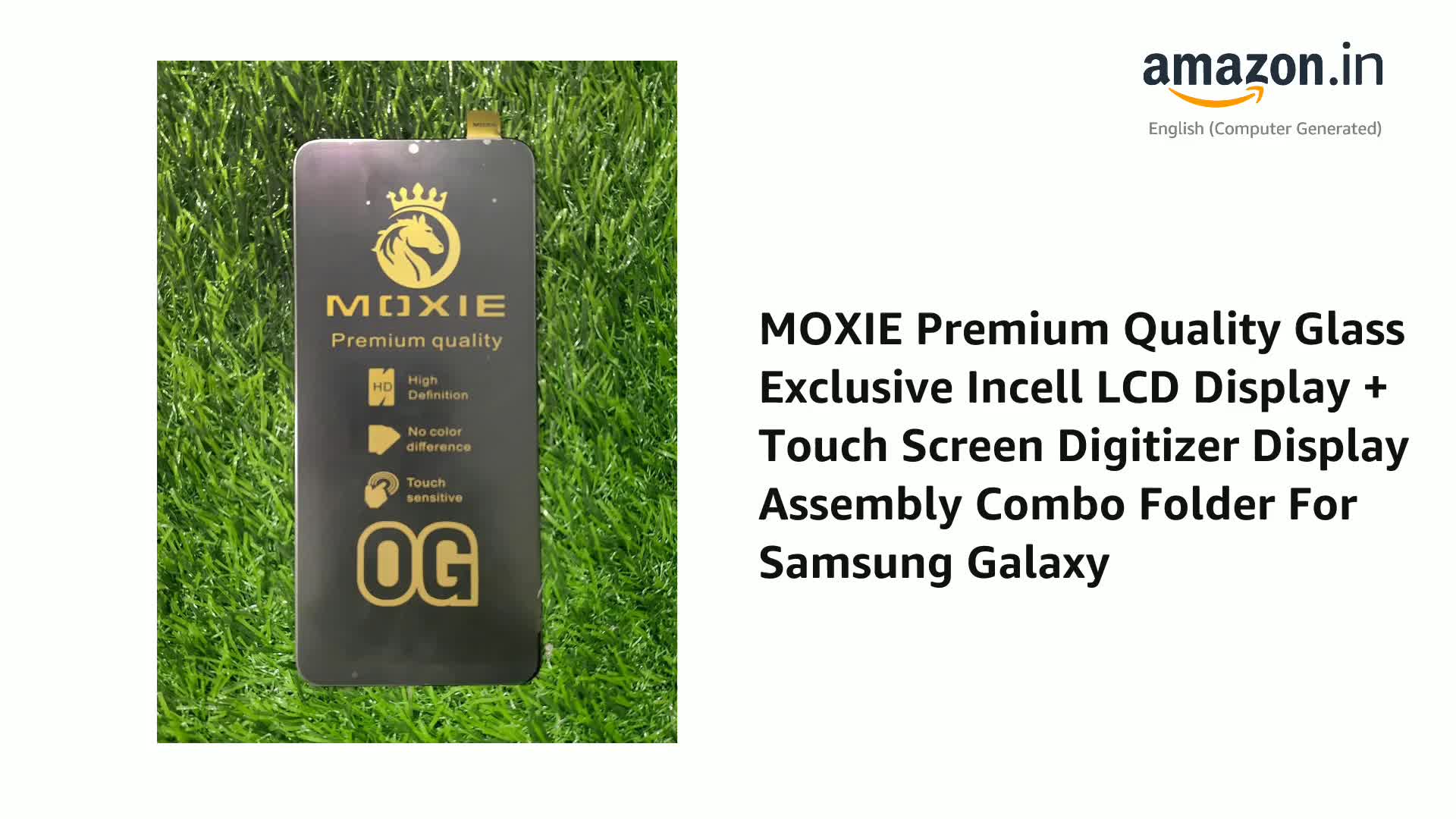 MOXIE Premium Quality Glass Exclusive Incell LCD Display   Touch Screen Digitizer Display Assembly on Amazon Live