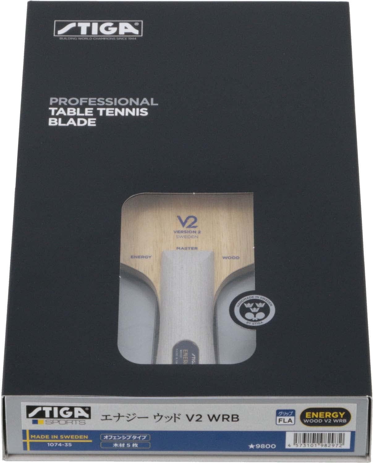 STIGA ENERGYWOOD V2 WRB Table Tennis Racket Energy Wood V2 WRB All Rounder