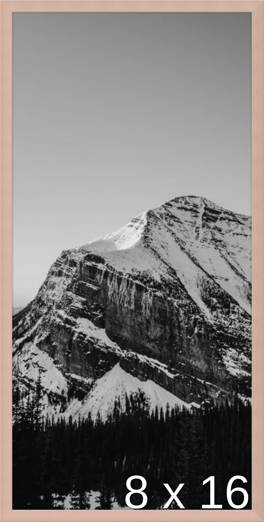 Frame It Easy 8 x 16 Rose Gold Metal Frame (Ashford)