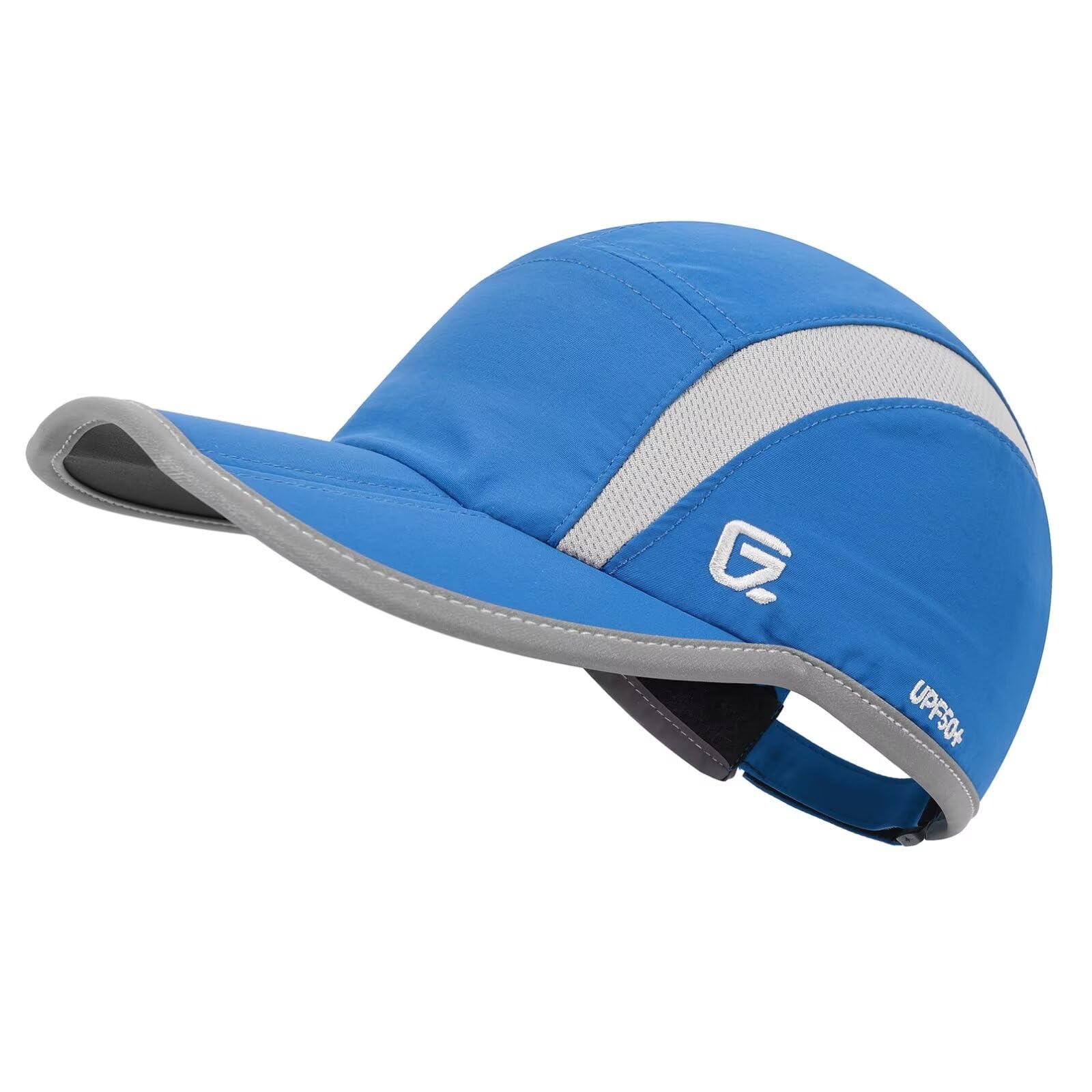 GADIEMKENSD UPF50+ Folding Outdoor Hat Unstructured Reflective Design Breathable Soft Sport Cap for Outdoor Sport — view 13