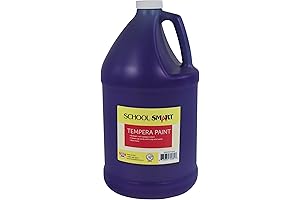 School Smart Tempera Paint in Rich Purple Offers Vibrant Hues for Creative Expression