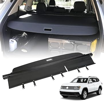 Retractable Rear Trunk Cargo Cover for VW Atlas 2018-2025