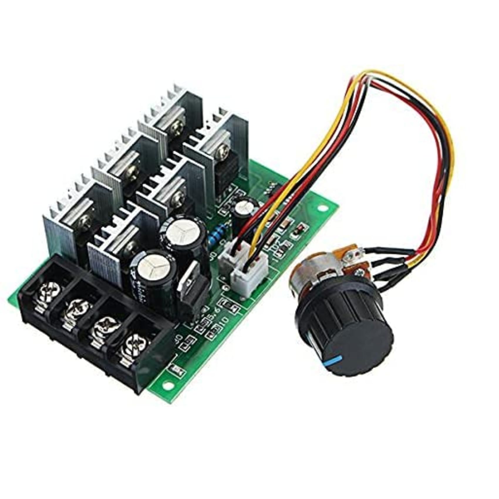 Techtonics DC 9-55V 40A 2000W PWM DC Motor Pump Speed Regulator High Power Speed Controller 9V 12V 24V 36V 48V