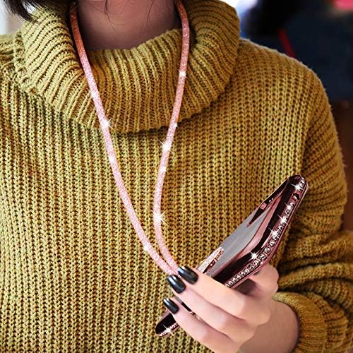 Silverback Google Pixel 4 XL Case, Moving Liquid Holographic Sparkle Glitter Case with Kickstand, Bling Diamond Rhinestone Bumper W/Ring Slim Google Pixel 4 XL Case for Girls Women 2019 -Rose Gold
