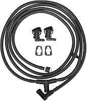 Vista 8 de MITZONE Kit de boquillas para limpiaparabrisas Compatible con 2004-2017 Dodge Ram 1500 2500 3500 Durango Charger Journey Grand Caravan Avenger Jeep