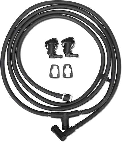 MITZONE Kit de boquilla para limpiaparabrisas compatible con Ford F-250 F-350 F-450 F-550 Super Duty 2011-2016 Reemplazo BC3Z-17603-A