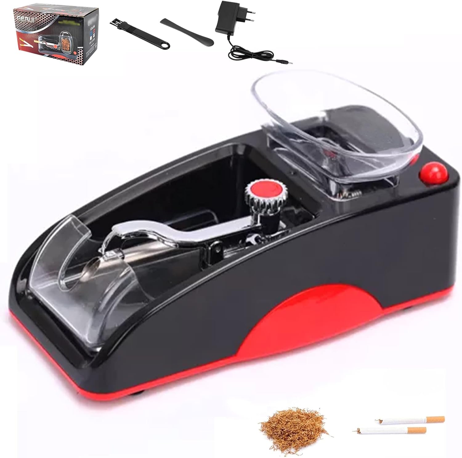 Blue Portable Electric Cigarette Maker Machine, Mini Automatic Cigarette Tobacco