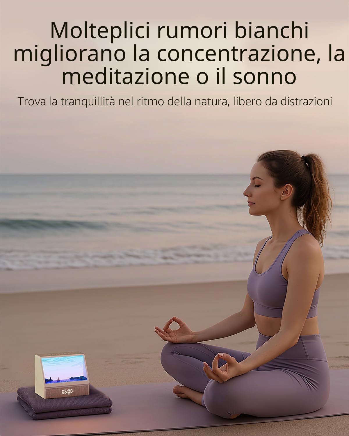 Sveglia Luce con Simulazione ,Multiple Suoni Naturali,Lampada da Notte Regolabile ,2025 Upgrade Wake-up Light,Bluetooth Speaker Lamp ,Dimmable Clock for Adults Kids [Classe di efficienza energetica G]
