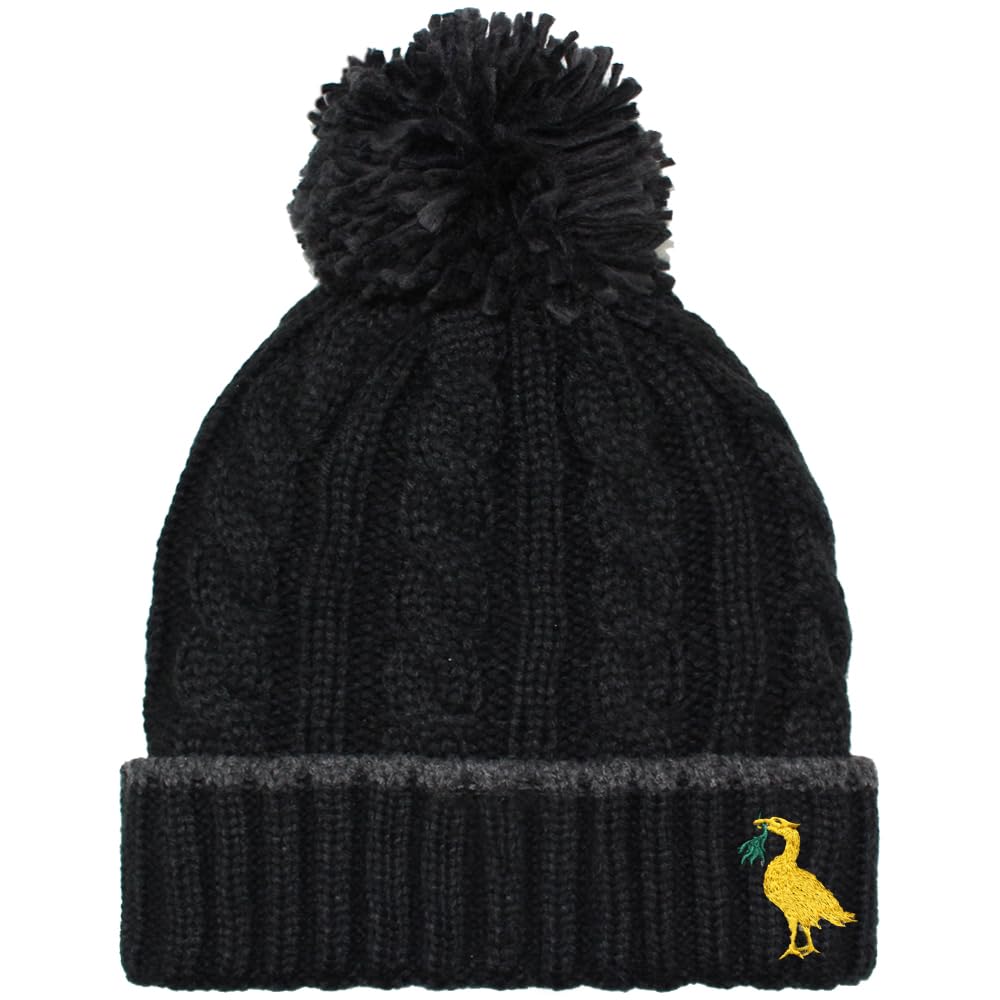TeddyT's Liverpool Gold Liver Bird Fleece Lined Knitted Bobble Hat