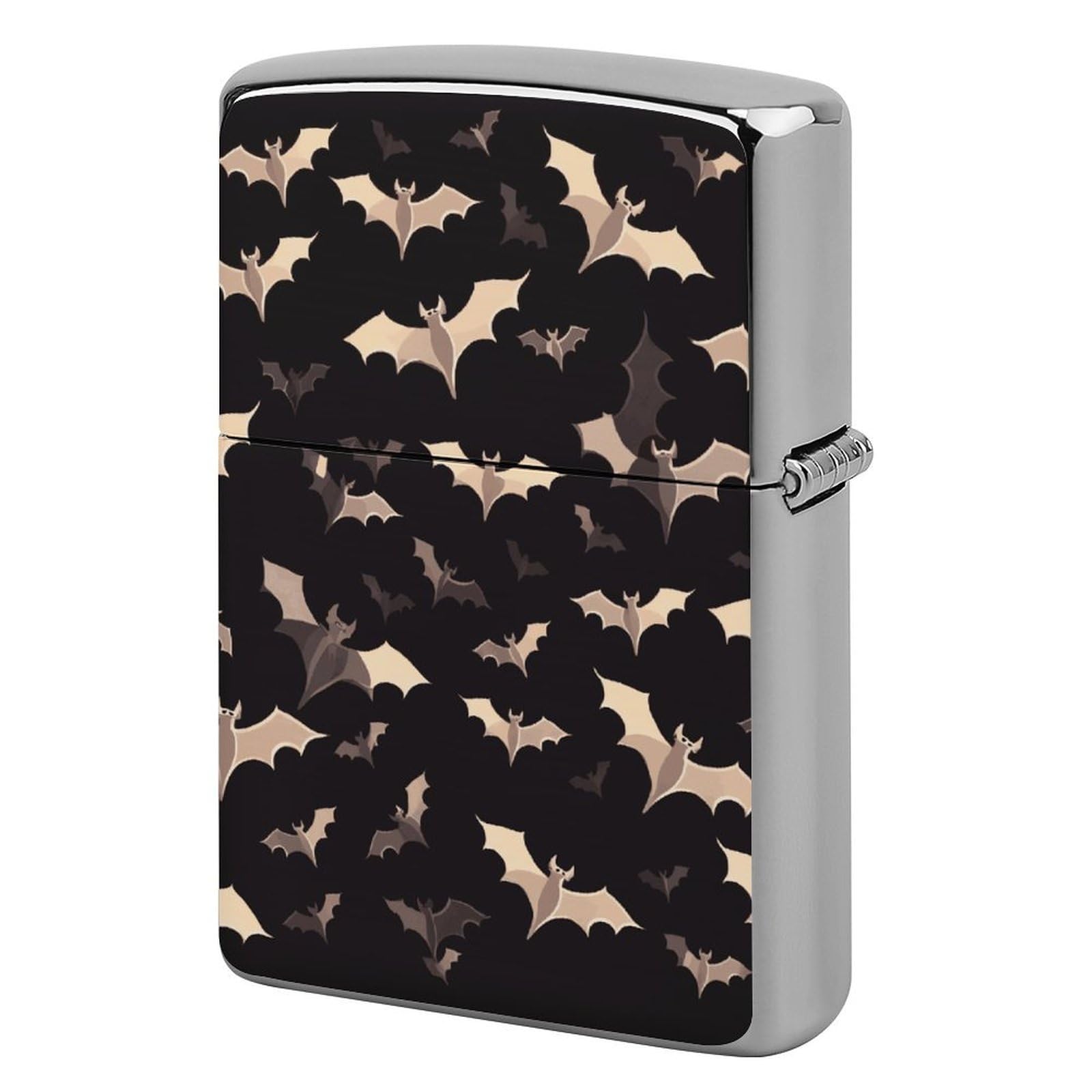 Halloween Flying Bats Lighter Case for Men, Personalized Lighter Cover for Valentine's Day Gifts, Flip-Top Lighters Shell for Outdoor, Portable Lighters Protective Sleeve