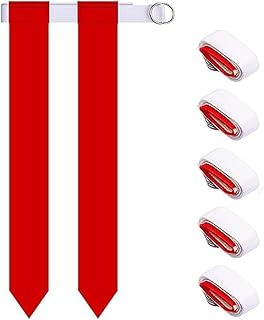 5PCS Rugby Training Flag, Football Kit Small Football Flag Football Belts Football Rugby Training Accessory Set Rugby Trai...