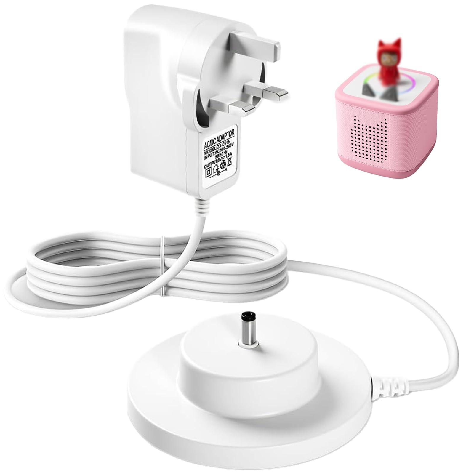 Charger for Tonies Compatible with TonieBox Audio Player Charging Base Station, for Tonie Box Original Power Cord Replacement