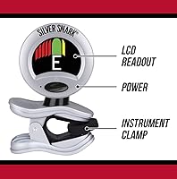 Vista 2 de Snark SIL-1 Sintonizador cromático de clip hiperrápido Snark plateado