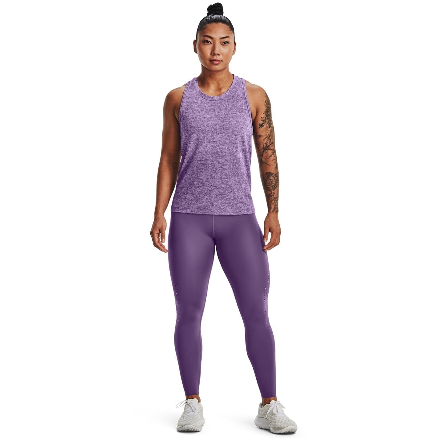 Under Armour Seamless Stride Top de Running Mujeres Purple