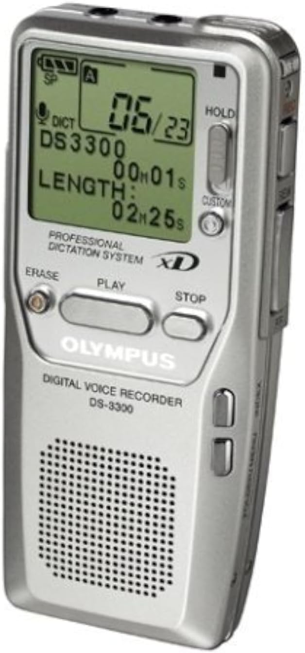 Olympus DS-3300 - Digital voice recorder - flash 32 MB
