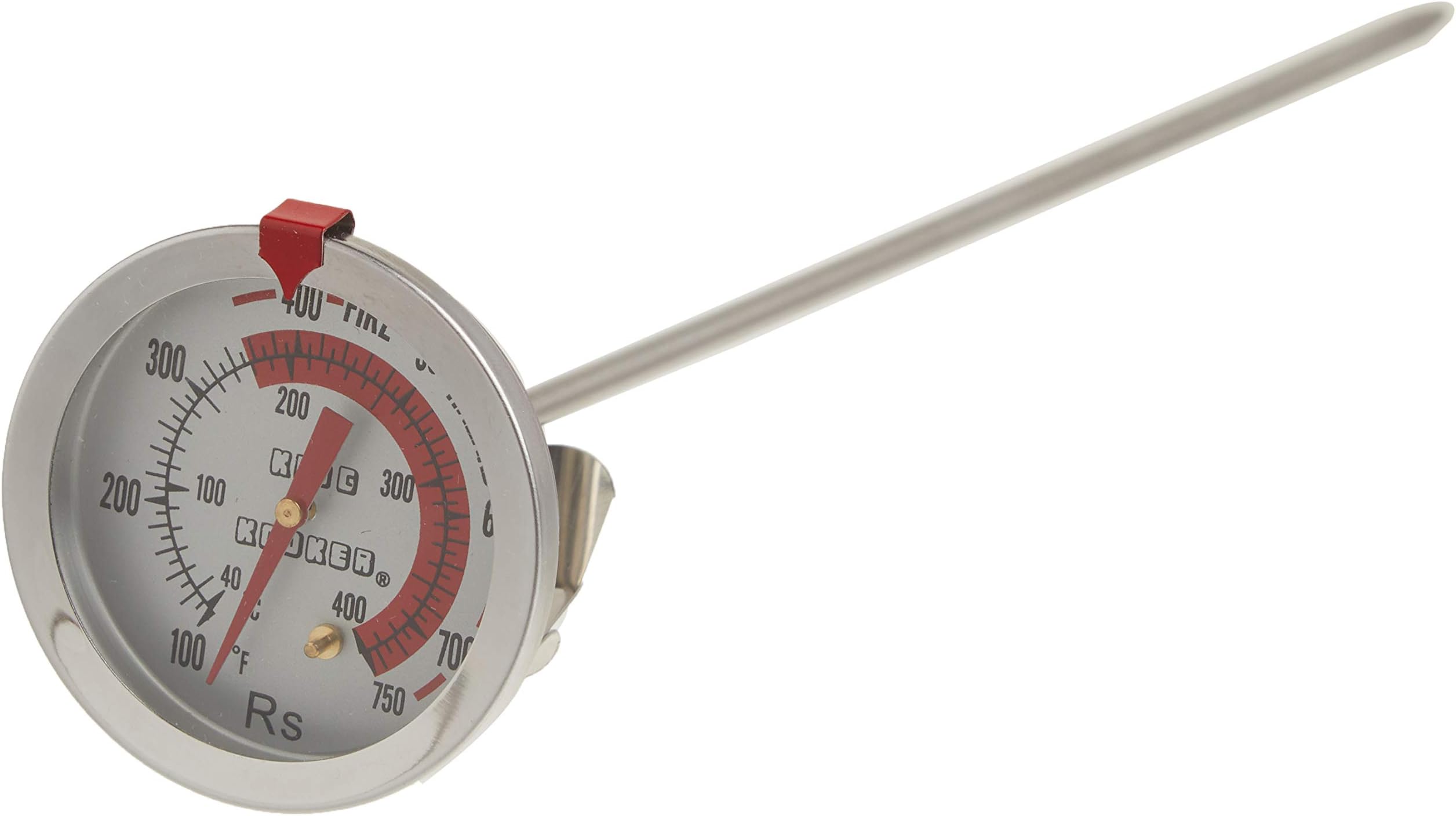 SI12 12-Inch Deep Fry Thermometer , Silver