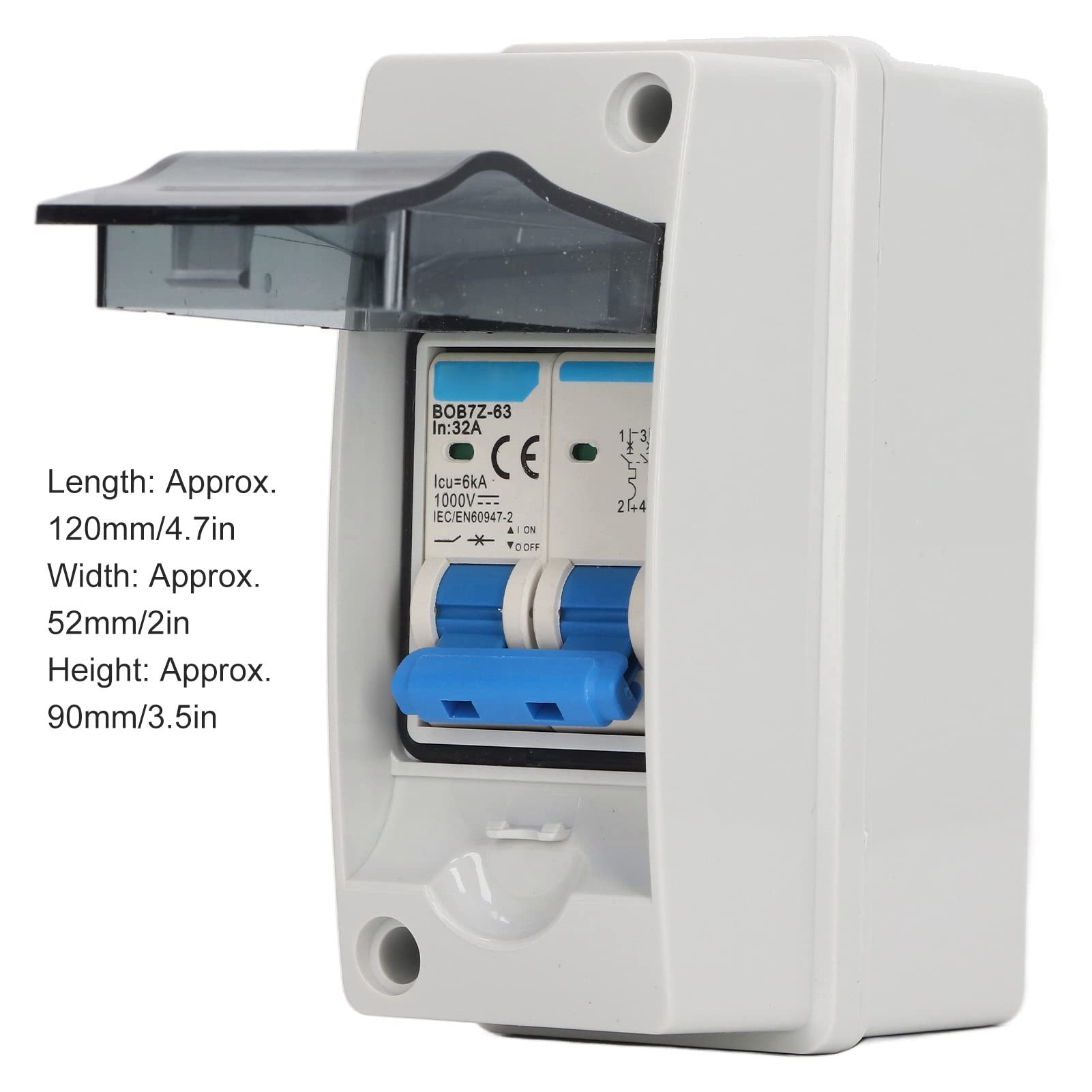 Tyenaza PV DC disyuntor 32A 6KA IP65 impermeable DC aislador interruptor aislador solar 1000V