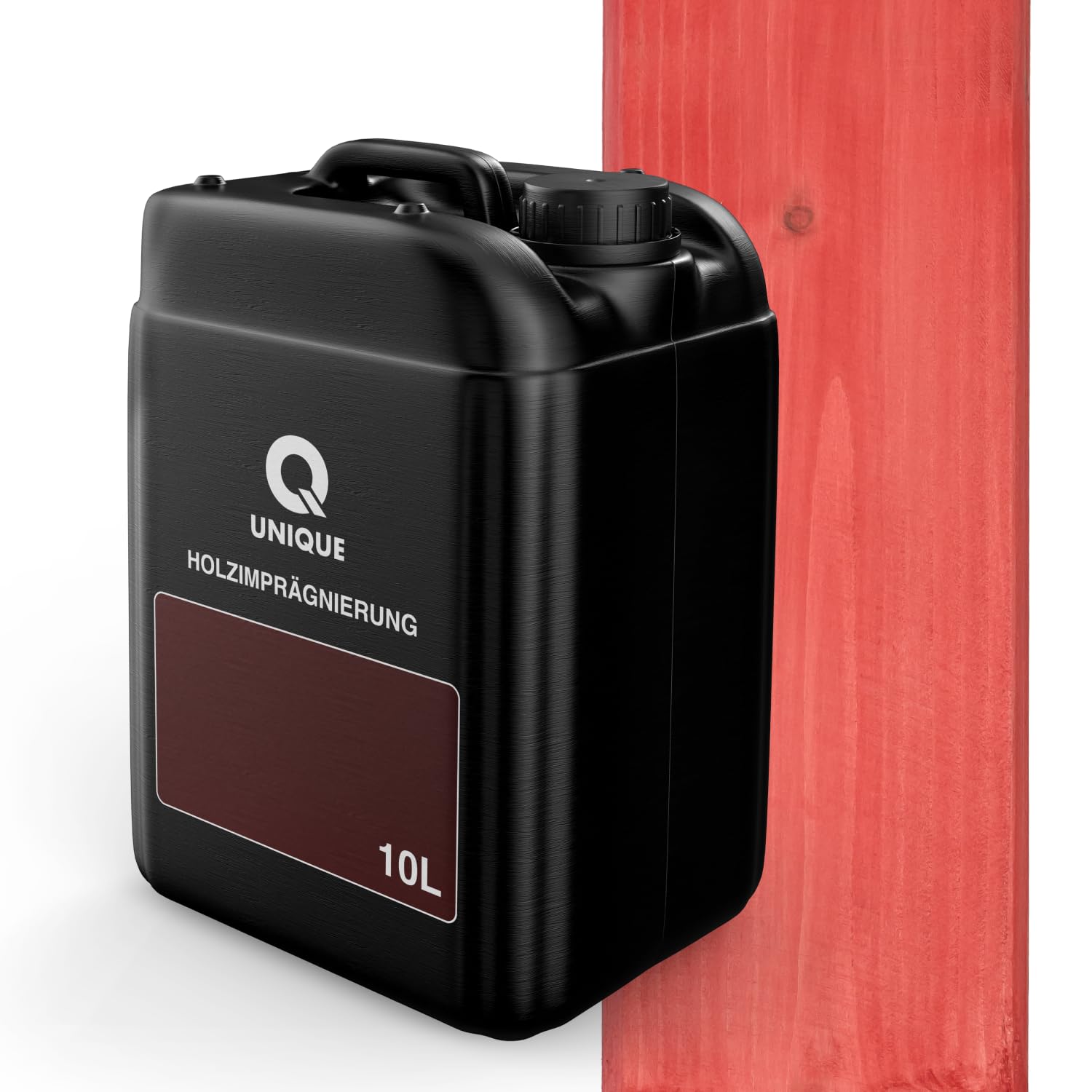 Q UNIQUE Impregnante colorante per legno per 1 mano | Rosa | 10 L | Protezione per legno | 2 in 1 | Fondo e protezione | Impregnante colorato | Per interni ed esterni