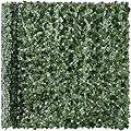 Best Choice Products Outdoor Garden 96x72-inch Artificial Faux Ivy Hedge Leaf and Vine Privacy Fence Wall Screen - Green