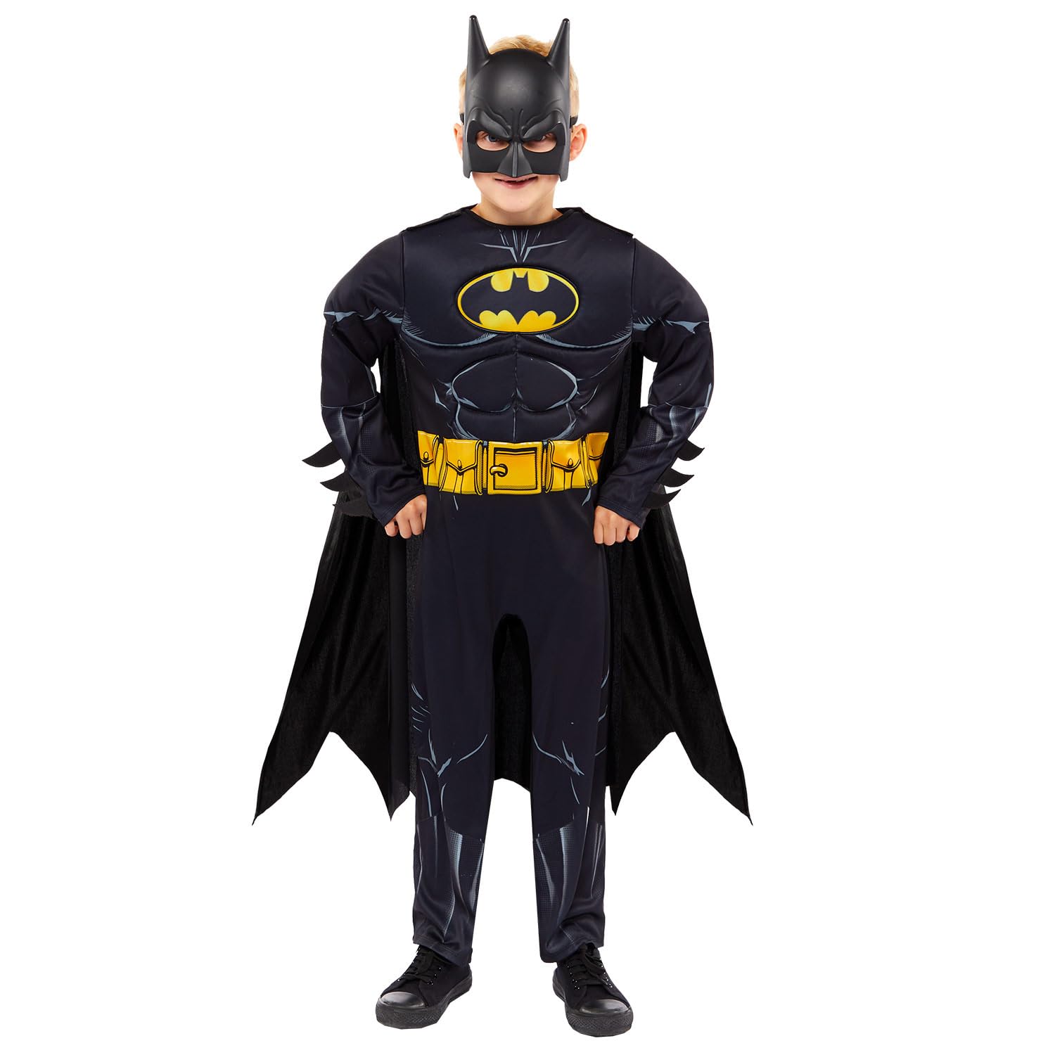 amscan Childs Boys Officially Licensed Warner Bros. Comic Book Batman Fancy Dress Costume
