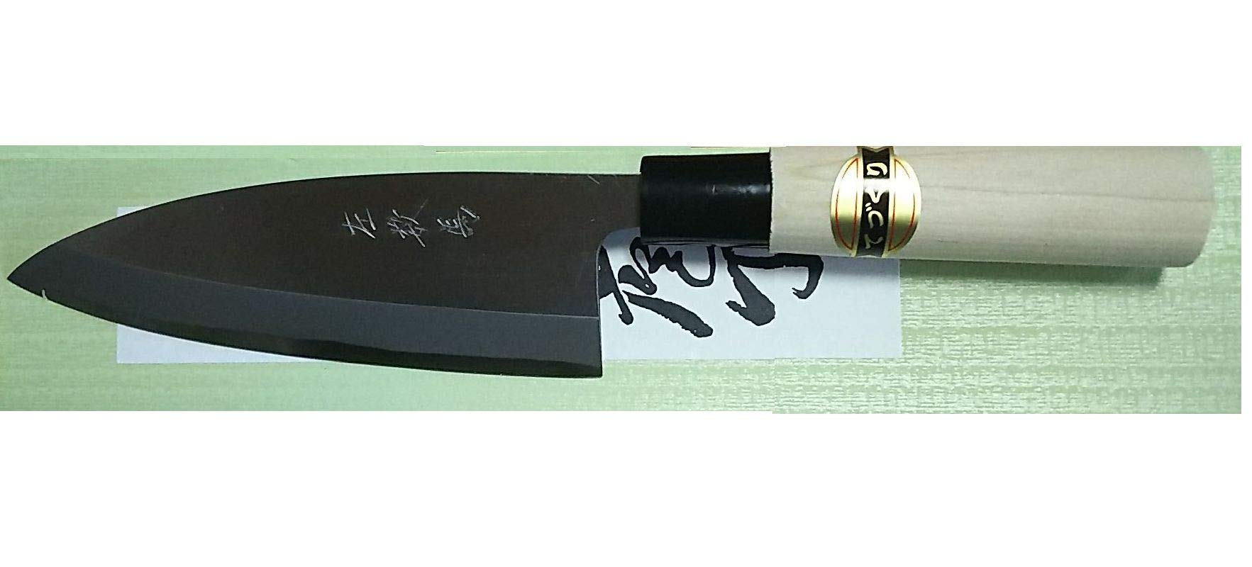 Amazon｜越前打刃物 左数馬銘 出刃包丁 150mm 左利き用｜出刃包丁  