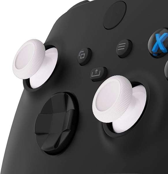 eXtremeRate Thumbsticks für Xbox Series X/S Controller,für Xbox One Standard/X/S/Elite 1,Analog Stick Joystick Joy-Sticks Analogsticks Aufsätze Zubehör-Schneeweiß - 3