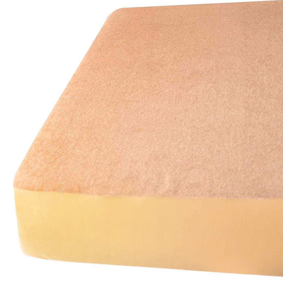 Fairy Down Terry Cotton Waterproof and Dustproof Mattress Protector Cover for King Size Bed (Beige, 84" x 78")-image-41