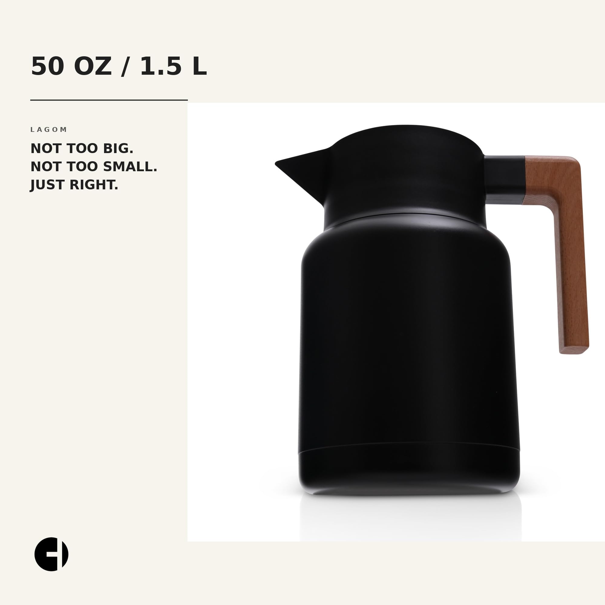 Stainless Steel Thermal Coffee Carafe - Keeps Coffee Hot! -7