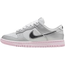 Nike Dunk Low LX Womens Shoes Photon Dust/Pink Foam/Medium Soft Pink/Metallic Silver