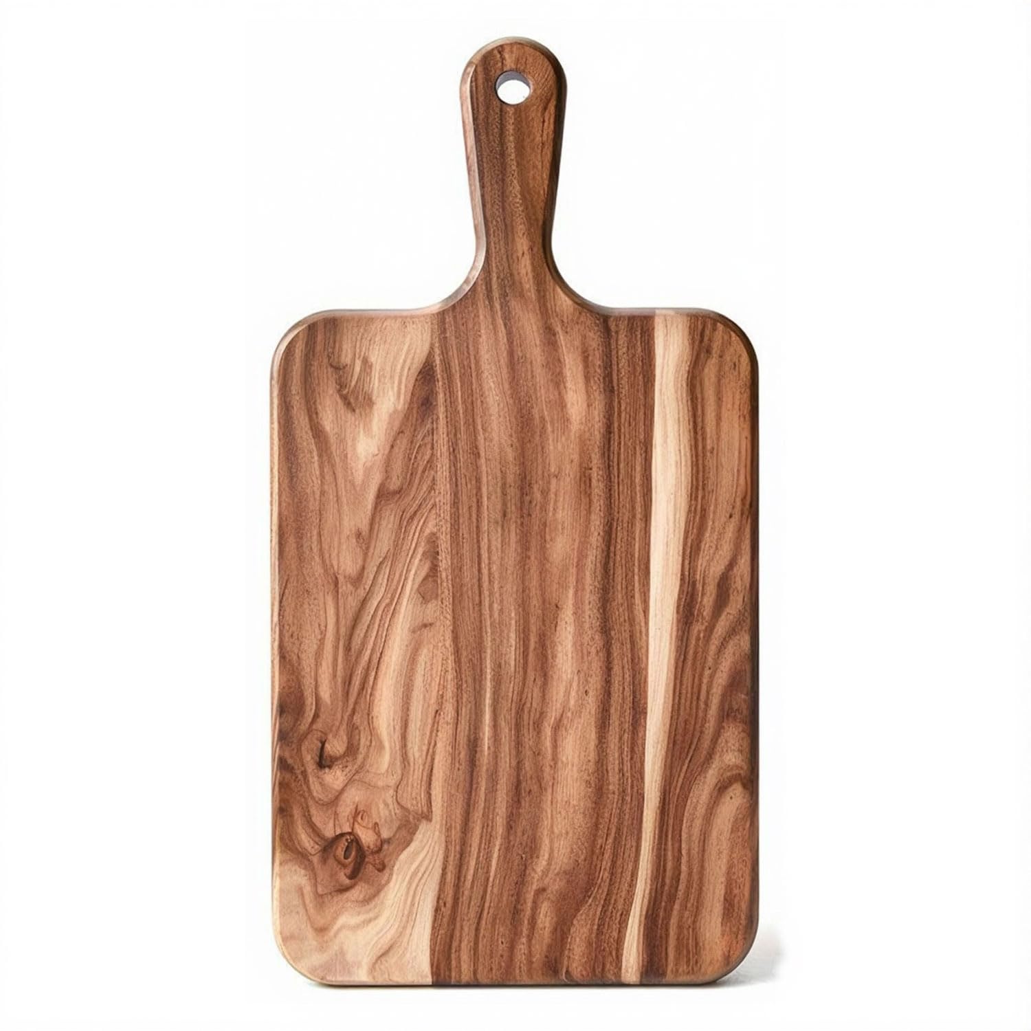 Planche à découper en bois d'acacia Linwnil pour fromage pain légumes et fruits