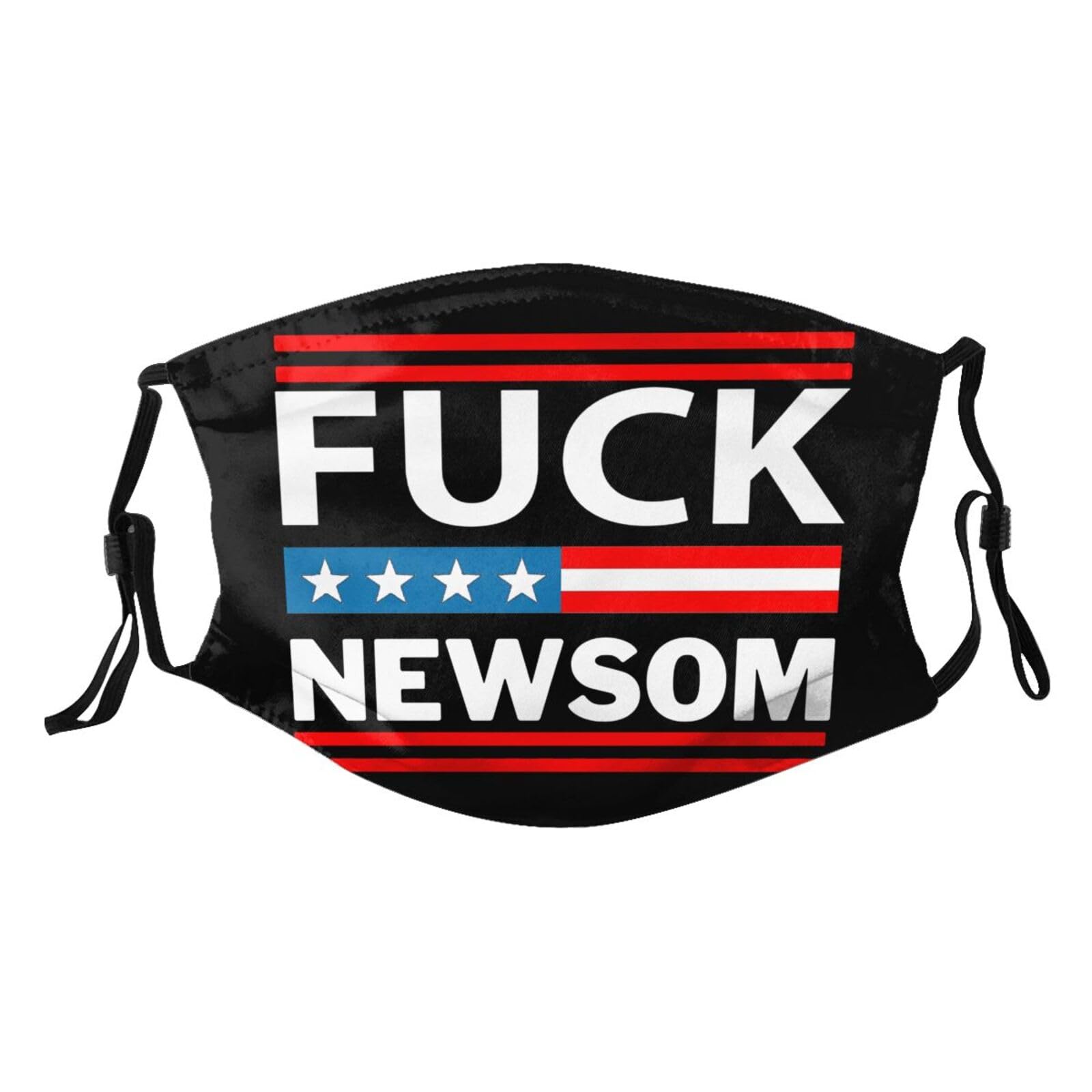 Fuck Newsom Adult Dust Mask Adjustable Dust Face with 2 Filter8