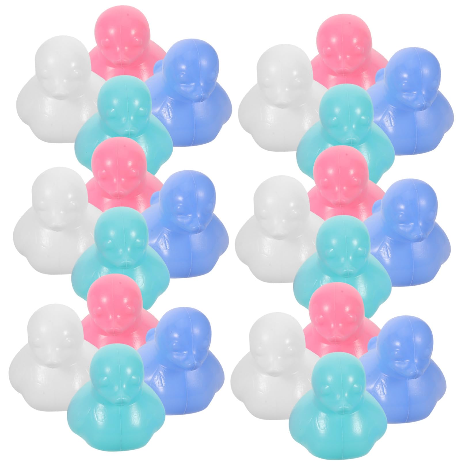 Kisangel Bouée Canard Flottant Balles de Piscine Plastique Colorées pour Garçon Fille Accessoire de Bain et Portable pour Piscine et Aire de Jeux Intérieur