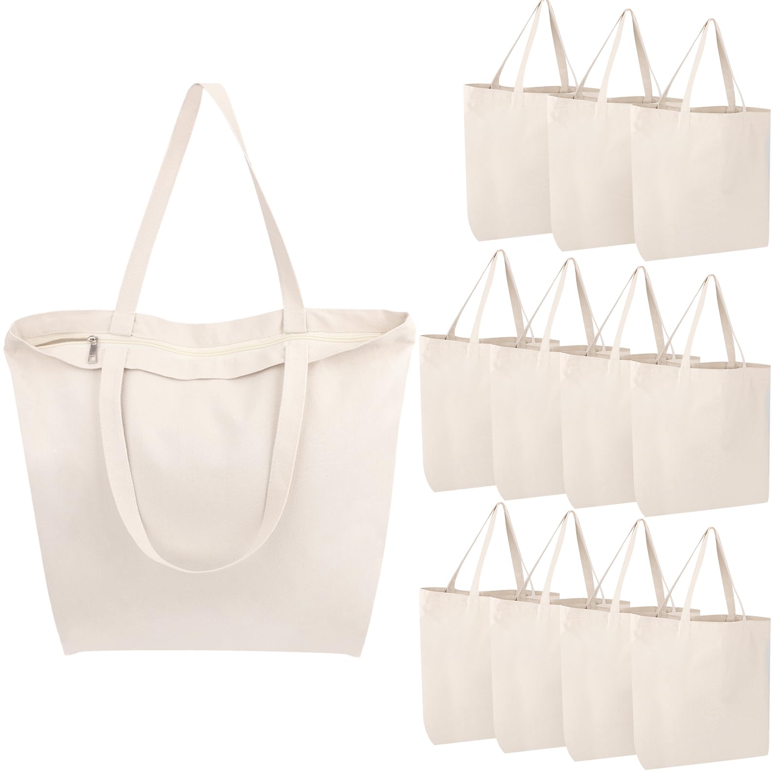 Bolsa De Algodón 100% Con Cremallera Hackney