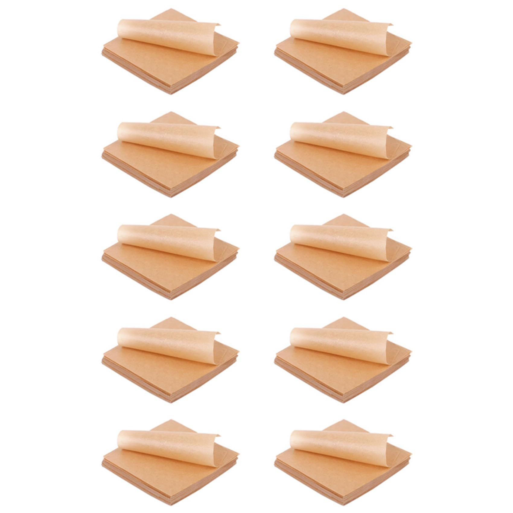 5000 Piezas Hojas para Hornear de Papel Pergamino Sin Blanquear. Pergamino Precortado Antiadherente de Pulgadas. para Envolver