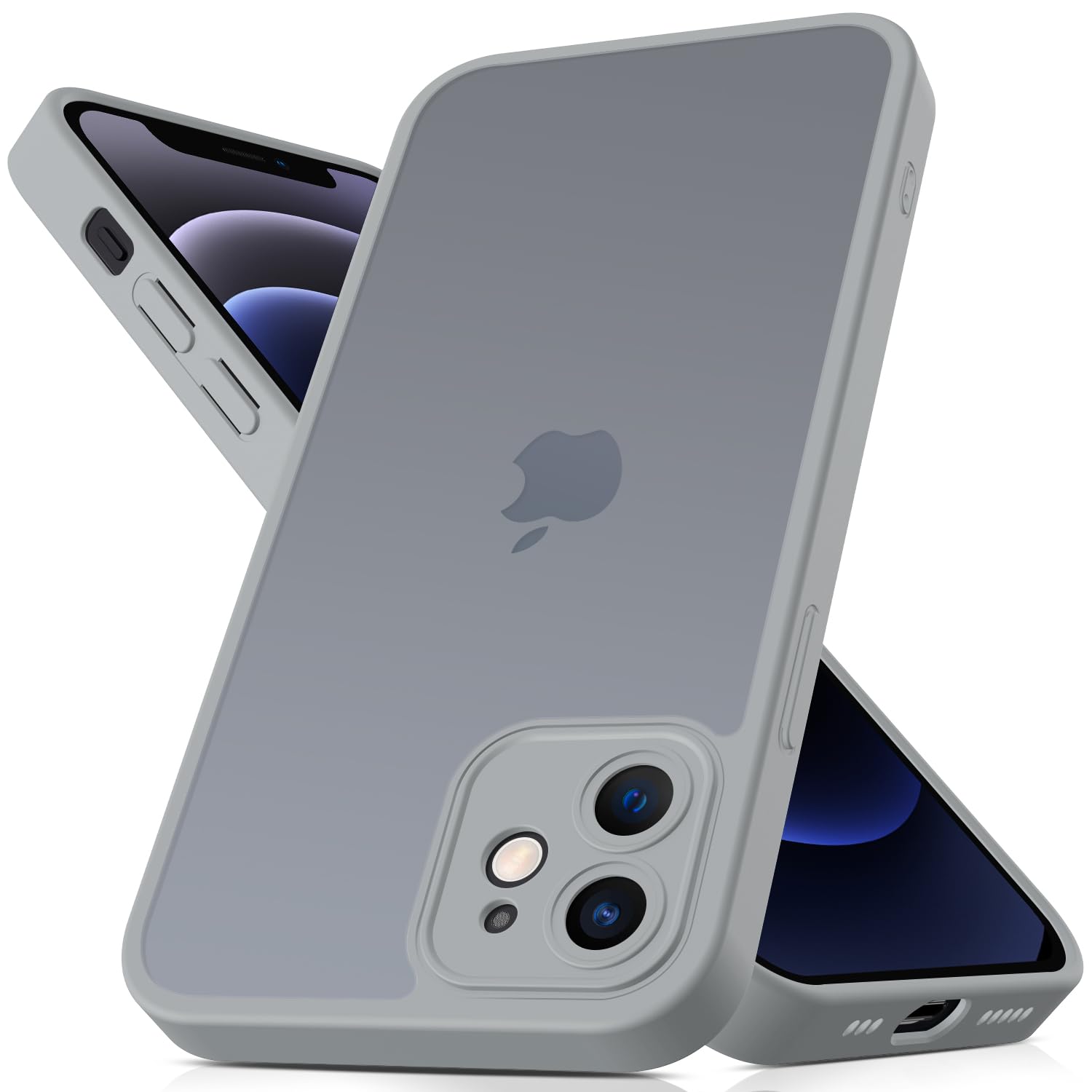 Mootobo für iPhone 15 Pro Max Hülle mit Kameraobjektiv, 10FT Military Grade Drop Protection Handyhülle mit Anti-Fingerprint Matte Back 6.7 Zoll - Deep Green