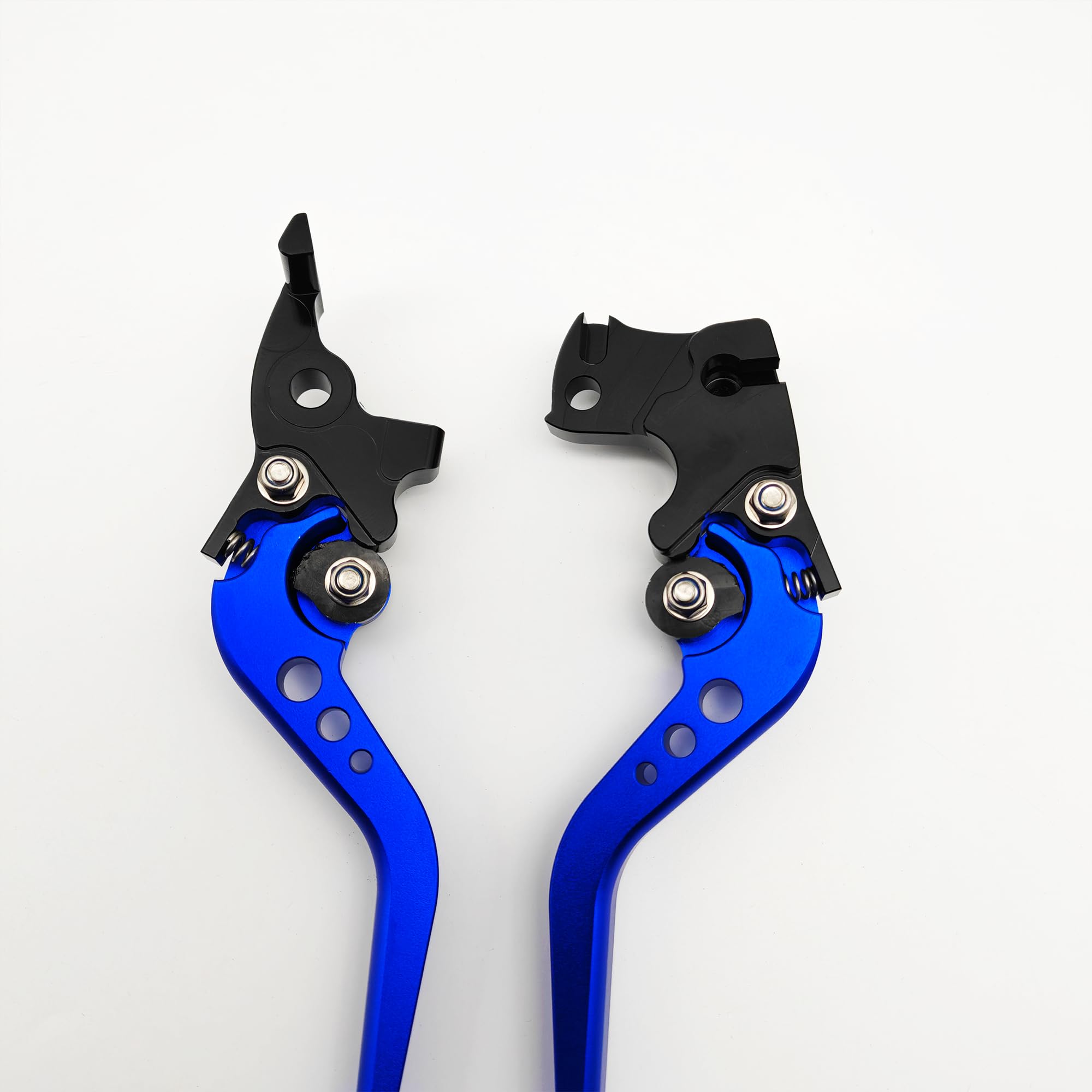 Compatibile con Duke 125 200 250 390 RC125 RC200 RC390 Leva freno e frizione in alluminio CNC, estensibili e regolabili, accessori (nero_opaco)