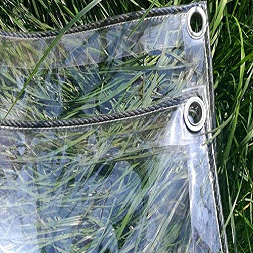 Lona transparente impermeable resistente al desgarro con vinilo 100% estanco 3