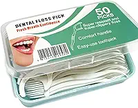Fio Dental para Aparelho Ortodôntico – Kit com 50 Unidades, Dispensador Prático e Uso Diário
