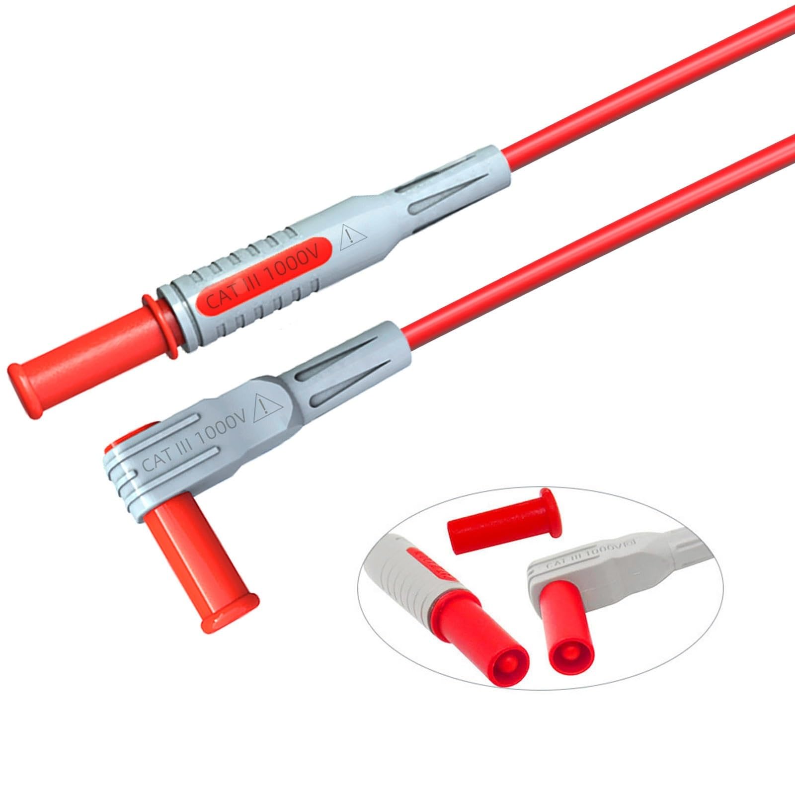 P1300D 22 szt. Multimetr kabel testowy 4mm wtyczka bananowa linia testowa wymienne sondy testowe oraz zestawy haków i przewodów pomiarowych zaciski krokodylkowe