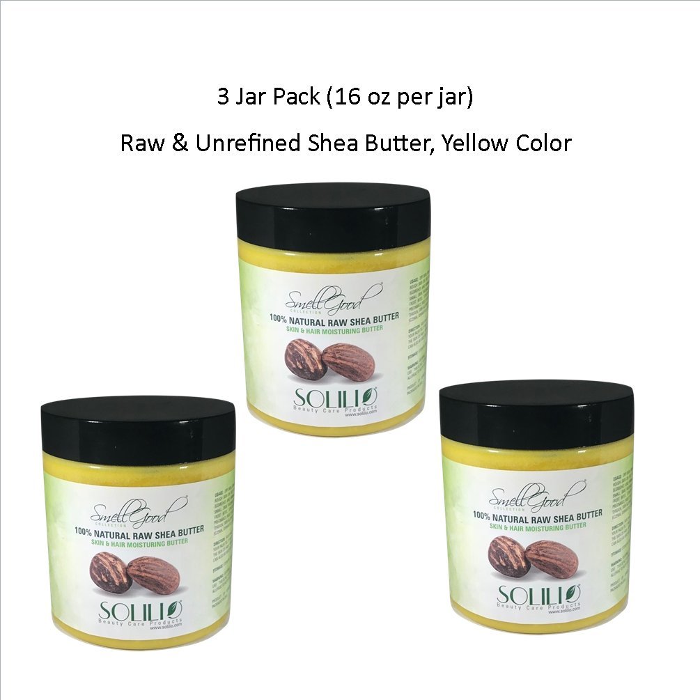 SmellGood 3 Pack African Shea Butter 16oz