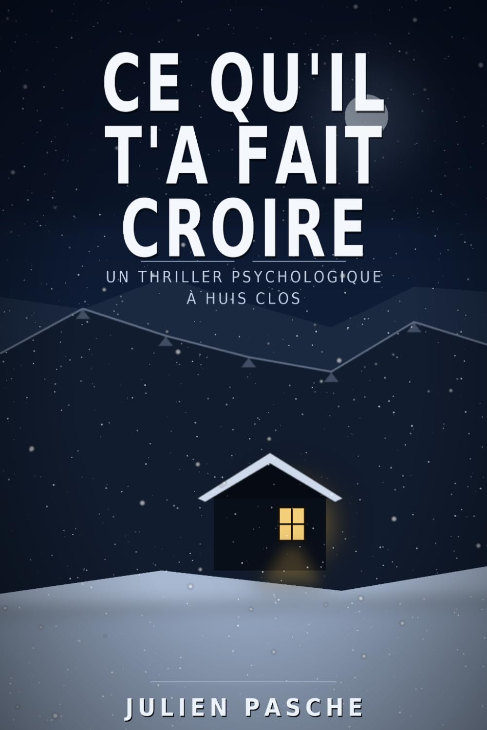Ce qu'il t'a fait croire: Un thriller psychologique à huis clos